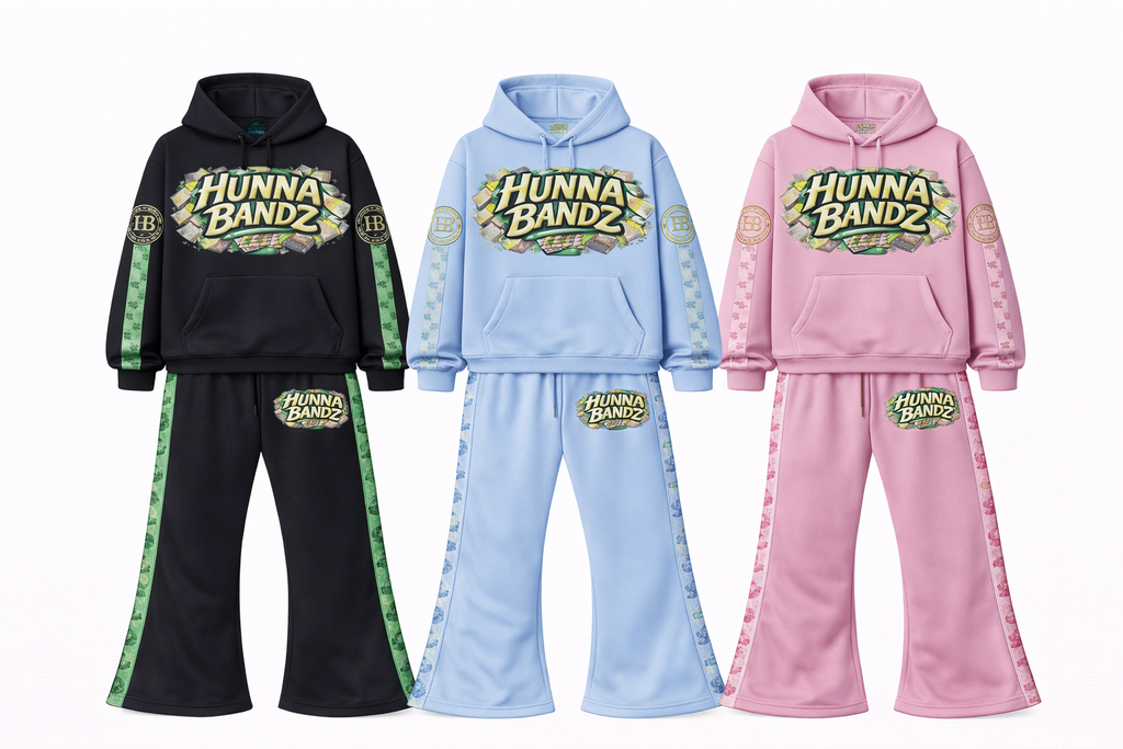 Hunna Bandz Signature Tracksuit – Rhinestone Edition