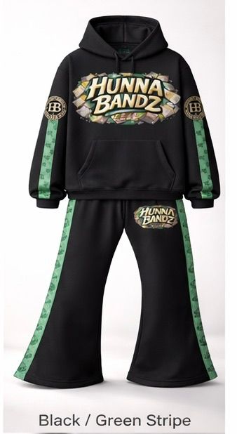 Hunna Bandz Signature Tracksuit – Rhinestone Edition